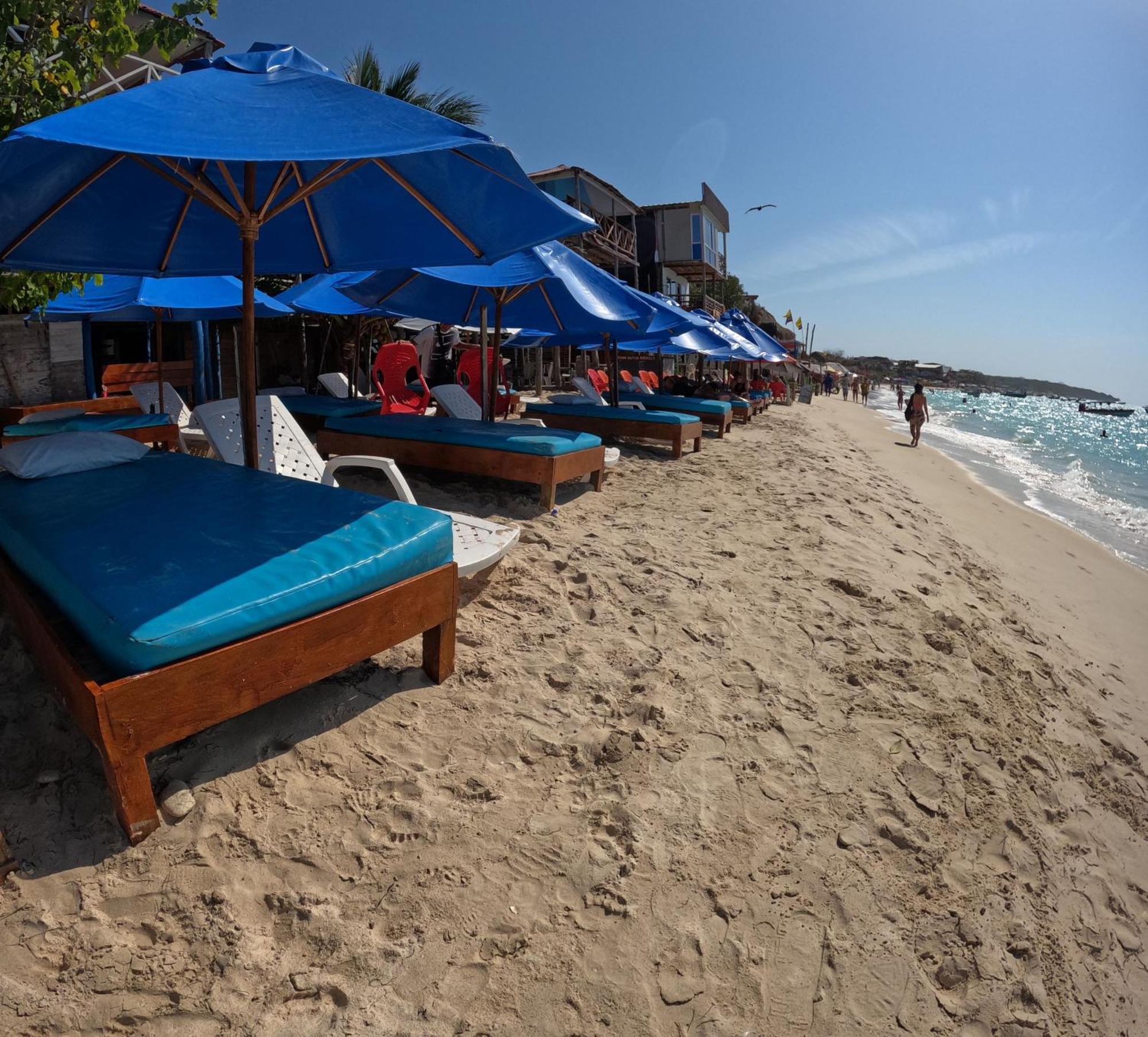 Posada Nativa Casa Azul Playa Blanca Bagian luar foto