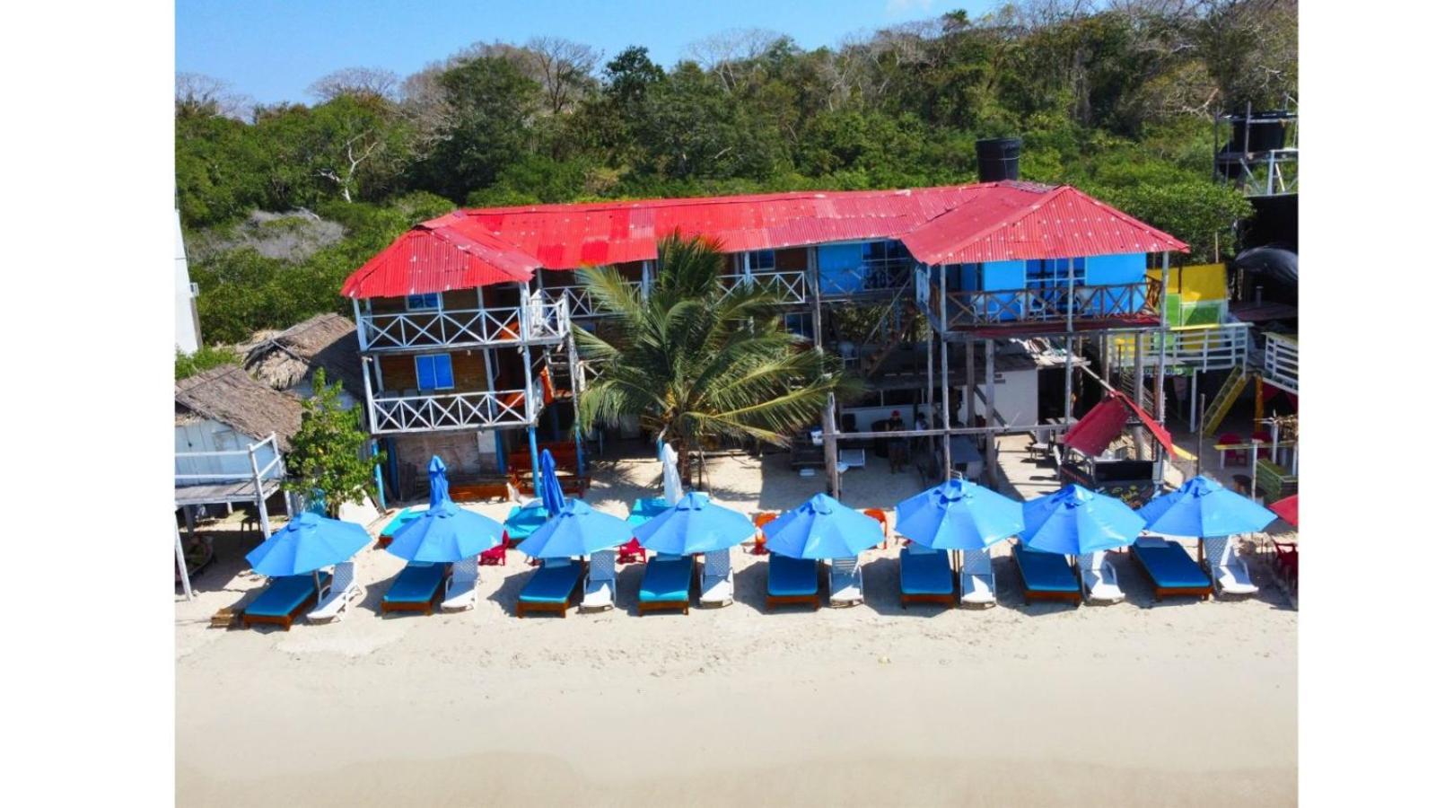Posada Nativa Casa Azul Playa Blanca Bagian luar foto